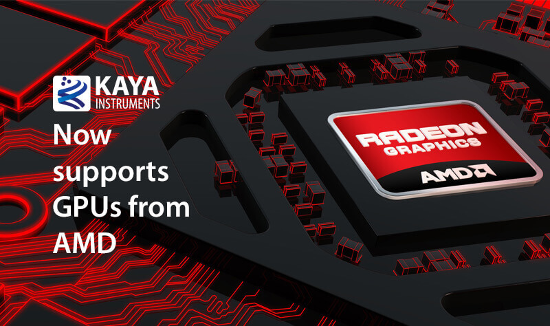 now supports GPUs from AMD