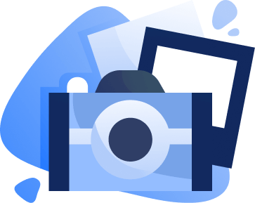 About us Camera icon