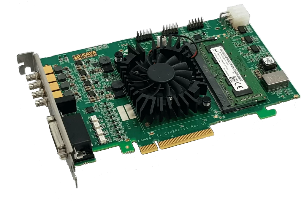 KAYA frame grabber top view with fan