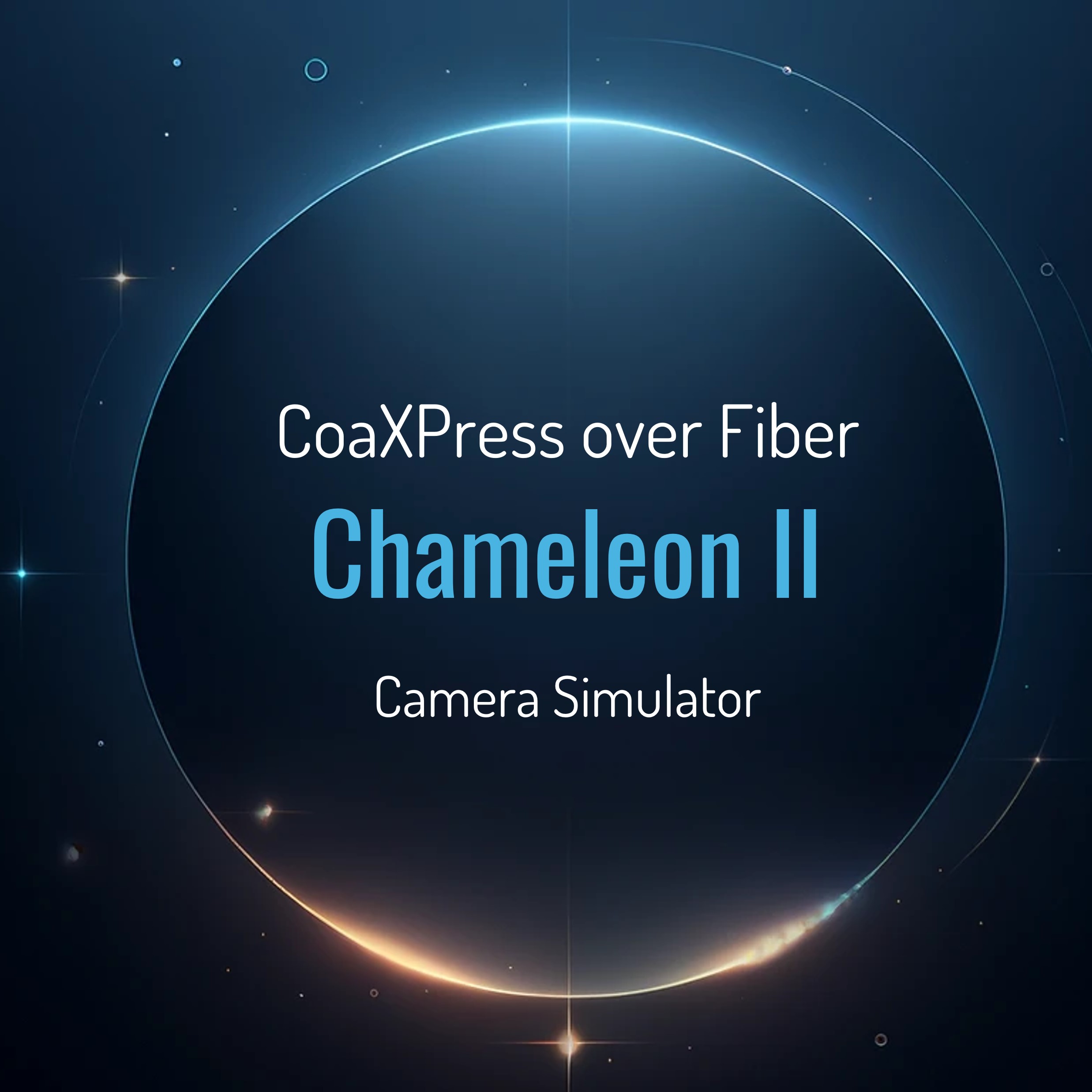 Coaxpress over Fiber Chameleon II Camera simulator design